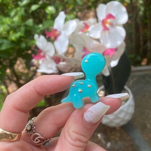 Dinosaur Magnets Blue Teal PACK OF 4 🦕 🦖 - Picture 11 of 15